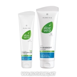Комплект за Почистване и Възстановяване на кожата Aloe Vera
