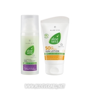Комплект за Защита и Освежаване на Кожата Aloe Vera