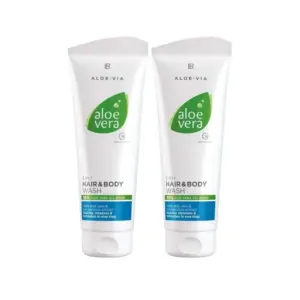 Шампоан за Коса и Тяло За Вълшебно усещане за чистота Aloe Vera 2в1, Двоен комплект