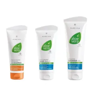 Комплект за Укрепване на Косата и Хидратация на Тялото Aloe Via LR