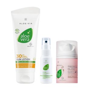 Комплект за Нежна Защита, Грижа и Хидратация за Кожата през Лятото LR Aloe