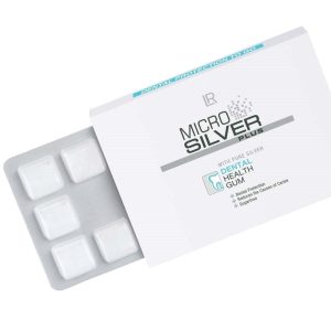 Дъвки за Здрави Зъби и Свеж Дъх, 1 блистер MICROSILVER PLUS LR