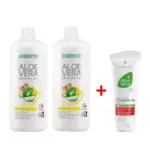 Комплект Aloe Vera Гел за Пиене за Имунната Система + Крем Концентрат Алое Вера при Кожни проблеми