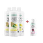 Комплект за Имунната система Aloe Vera Immune Plus Троен комплект + Течни витамини Vita active