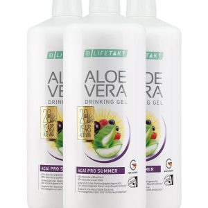 Гел за пиене за Защита от Слънцето и от Дехидратация Aloe Vera ACAI PRO SUMMER LR , Троен Комплект