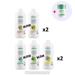 Aloe Vera Комплект Гелове за Пиене | Опитай и Спести + Коластра на капсули LR