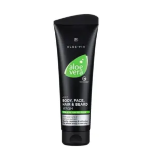 Шампоан 4в1 за Мъже - за тяло, лице, коса и брада Aloe Vera