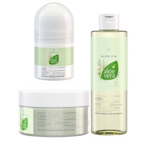 CBD Комплект за Нежно Почистване и Грижа за Кожата LR Aloe Vera