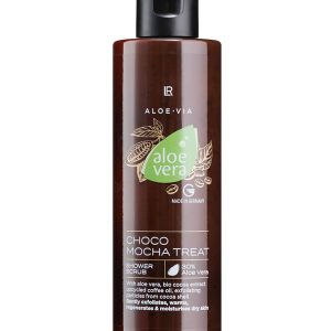 Нежен Душ Крем-Пилинг със Затоплящ ефект Choco Mocha Treat, Aloe Vera LR