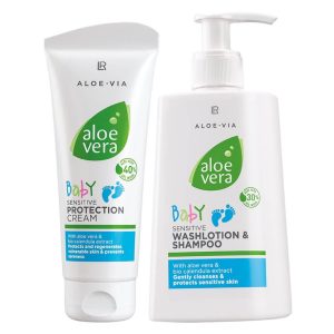Комплект за Нежна грижа за Бебешката кожа и Против Подсичане Aloe Vera Baby LR