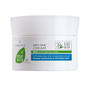 Нежен Крем за Лице и Тяло Soft Skin Aloe Via LR 200 мл, XL Семейна опаковка