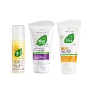 Комплект за Грижа за Лицето през Лятото LR Aloe Vera Summer Glow | Лимитирано