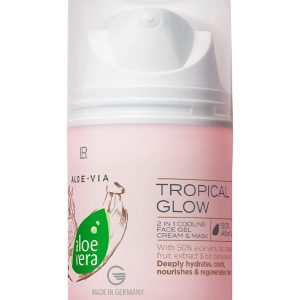 2в1 Охлаждащ гел-крем и маска за лице Aloe Vera Tropical Glow