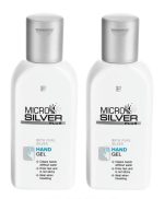 Хигиенен Гел за Почистване на Ръцете Microsilver Plus, Двоен комплект